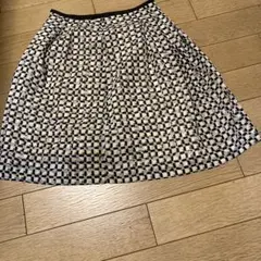 23区 チェック柄 フレアスカート 32