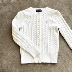 Ralph Lauren ホワイト カーディガン 5