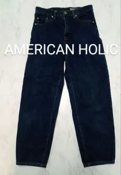*美品* AMERICAN HOLIC ワイドパンツ デニムパンツ