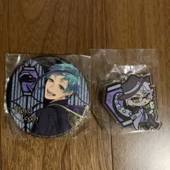 ツイステ ホログラム缶バッジ フロイド ナムコ限定　キーホルダー　⑤