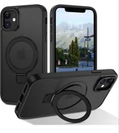 iPhone12 mini ケース　ブラック　MagSafe対応