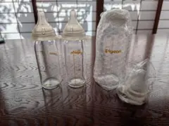 Pigeon　母乳実感病産院用　哺乳びん　(直付け式)　3本セット