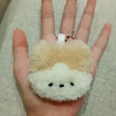 猫　 パンチニードル　 キーホルダー