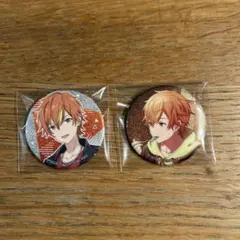 プロセカ　東雲彰人　グリッター缶バッジ　2個セット