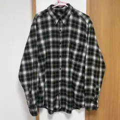 エディーバウアー オンブレ 00s チェック グリーン ボタンダウン