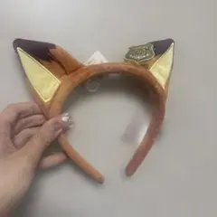 即日発送　上海ディズニー ズートピア ニック カチューシャ 正規品