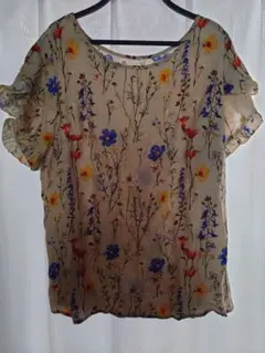 花柄 半袖ブラウスのサムネイル