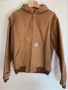 Carhartt カーハート アクティブジャケット パーカー 茶色 USA製のサムネイル