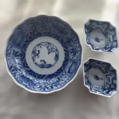 古伊万里　染付　膾皿　豆皿