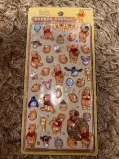 ボンボンドロップシール　ディズニー　くまのプーさん