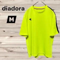 DIADORA【M】トレーニングシャツ・ディアドラ・サッカー・シンプル