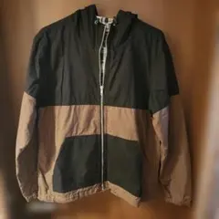 BEAMS フード付きマウンテンパーカー S 黒/茶