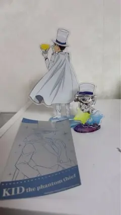怪盗キッド アクリルスタンド2点、フォトカードの3点セット