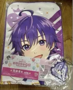 すとぷり一番くじ　ななもり２点セット　ラバーキーチェーン タオル