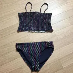 GAP KIDS ネイビー ハートドット柄 ビキニ