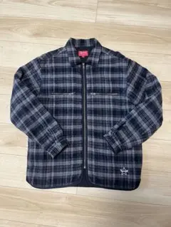 Supreme 刺繍ロゴ 襟ボア ジャケット チェック フランネル Lサイズ 8056000229028_1.jpg?v=