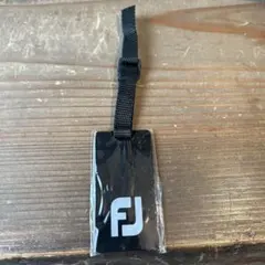 未使用品 フットジョイ ネームプレート 黒 アクリル