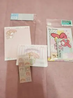 レア)マイメロ　ミニレターセット　2種類