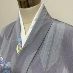 KN5864 洗える着物 小紋 身丈167.5cm ポリエステル トールサイズ