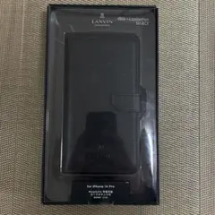 LANVIN iPhone 14 Pro 手帳型ケース ブラックR220208Kのサムネイル