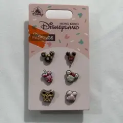 HKDL 香港ディズニーランド ミッキー ミニーパークフード ピアスセット