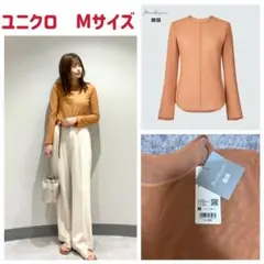 ユニクロ　シアークルーネックT（長袖）