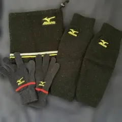 野球　トレーニング用　手袋　レッグウォーマー　ネックウォーマー　セット