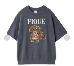 ジェラートピケ CATS&DOGSジャガードブランケット【ダックスフンド