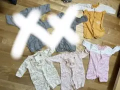 バースデー肌着　ロンパース　女の子まとめ売り