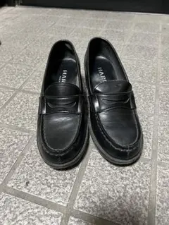 HARUTA ブラック ローファー 23.5cm