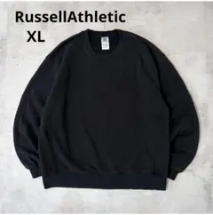 ラッセルアスレチック　フェード スウェット　黒　前Vカゼット50　90s　XL