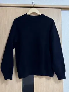 GU ブラック クルーネックセーター Mサイズ