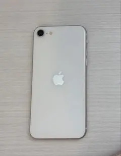 iPhone SE 第3世代 白64GB 本体 カバー付　バッテリー85%