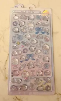 ボンボンドロップシール　しまえなが　シマエナガ　とり　クーリア　正規品