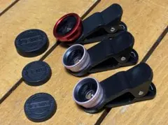 ★最終年末特別価格★FISHEYE180°1個0.67X WIDEMACRO2個