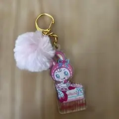mezzo piano アクリルキーホルダー ファーチャーム付き 一番くじ