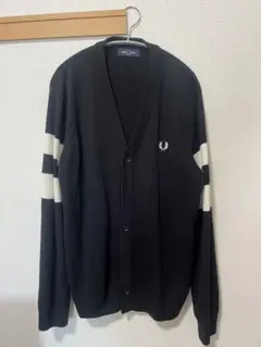 FRED PERRY ブラック カーディガン L 未使用