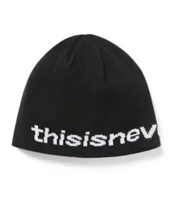 thisisneverthat ニット帽 ビーニー ブラックのサムネイル