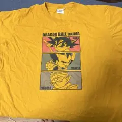 ドラゴンボールダイマ Tシャツ イエロー