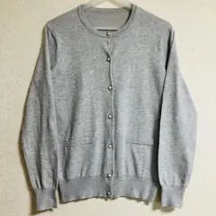 essencedignity カーディガン　L トップス　アウター　羽織　グレー