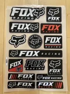 【アウトレット特価】FOX フォックス ステッカー15枚 反射タイプ