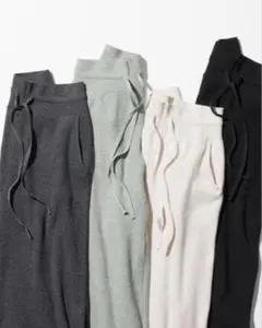 【UNIQLO】ウォッシャブルニットリブパンツ XL 【試着のみ】【美品】