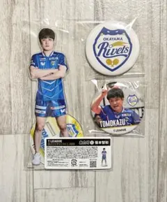 缶バッジチャンスくじ Tリーグ 卓球 張本智和 郝帥(ハオシュアイ