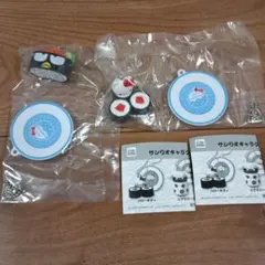 ガチャガチャ サンリオキャラクターズ お寿司キーホルダーチェーン キティ・ばつ丸