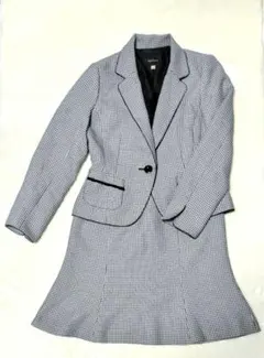 美品 barbaro スーツ セットアップ ツイード グレー 11AR