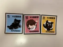 キヨ猫 ステッカー 3種