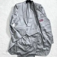 美品　日本製　ALLサイズ　3点セット　タキシード　ショールカラー　結婚式　新郎