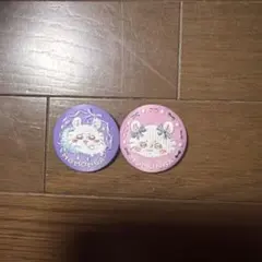モモンガ刺繍ピンバッジ2個セット