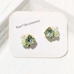 15-16　ハンドメイド☆ビジューピアス／イヤリング