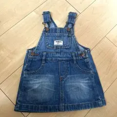 OSHKOSH B'Gosh オシュコシュ　デニムサロペットスカート12M 8のサムネイル